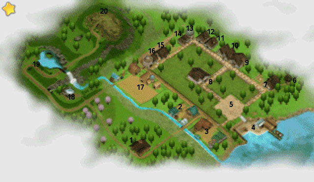 Mineral Town map